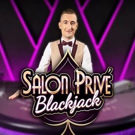 Official Live Casino logo: Blackjack Salon Privé by Ezugi at Casombie Casino