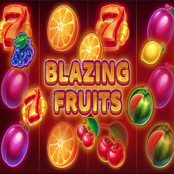 Blazing Fruits online game logo by Inbet Games on casombies.eu
