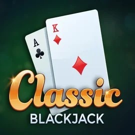 Classic Blackjack logo by Red Tiger Gaming Casombie Casino