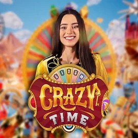 Crazy Time game by Evolution – logo hosted on Casombie Casino