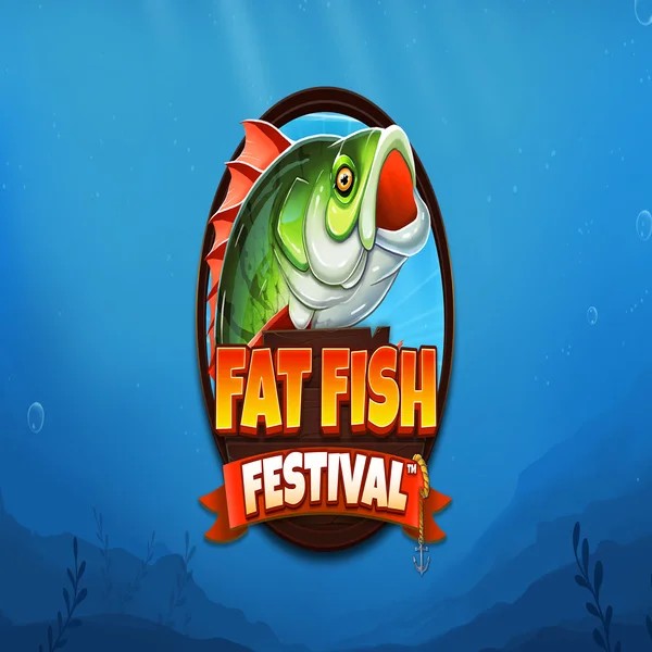 Official Slots logo: Fat Fish Festival by Wishbone Games at Casombie Casino