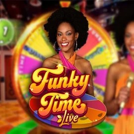 Live Casino logo of Funky Time from Evolution at Casombie Casino