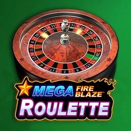 Mega Fire Blaze Roulette logo by Playtech at Casombie Casino