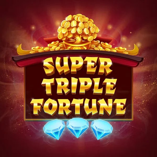 Super Triple Fortune slot visual from Greentube available on casombies.eu